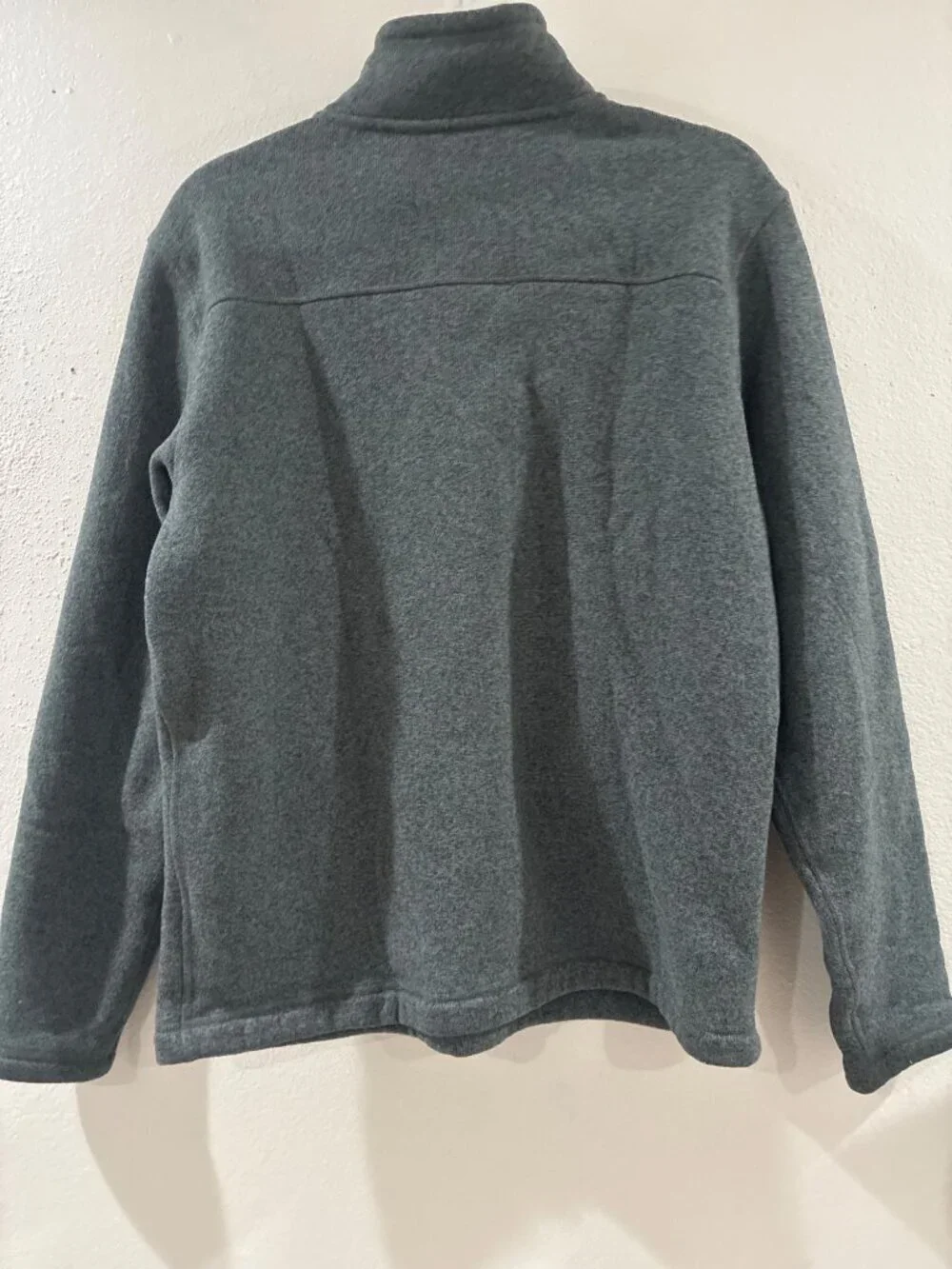 The North Face Men's Gordon Lyons Quarter Zip Jacket sweater-knit fleece size L